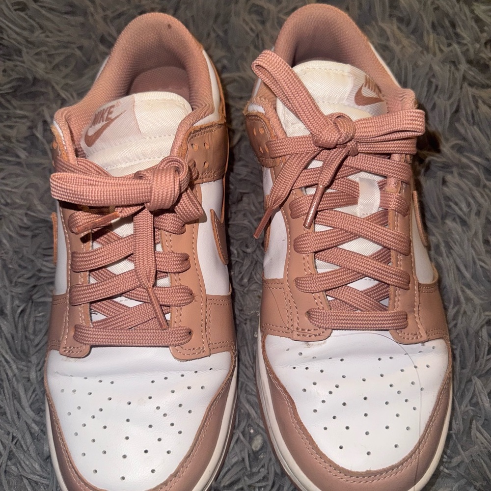 Brown Nike Dunks for sale!❤️ Only worn twice